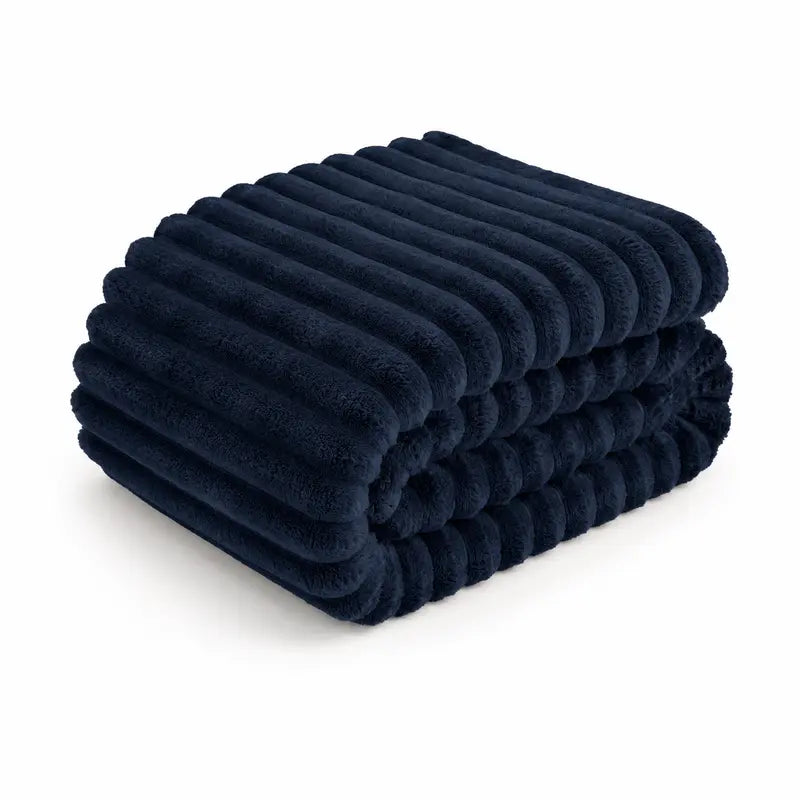 Cozy Plush Throw Blanket for Couch & Bed