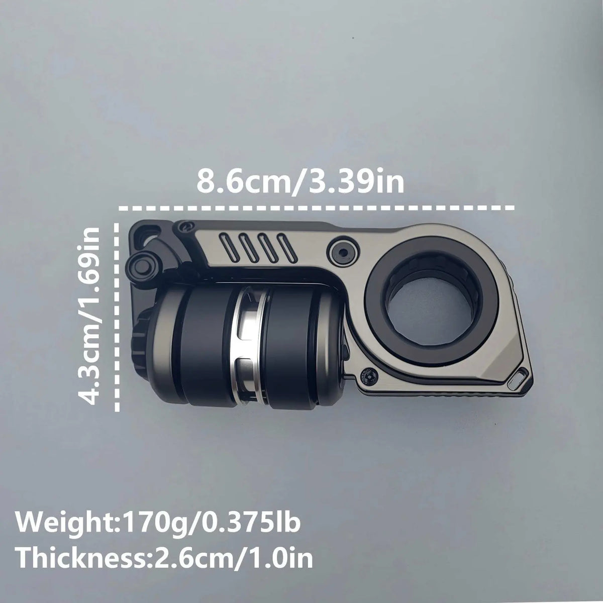 Magnetic Metal Fidget Toy – Spin, Click, Unwind