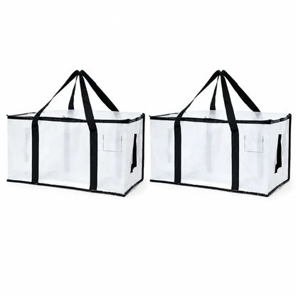 6-Pack Extra Large Zippered Storage Bags for Moving